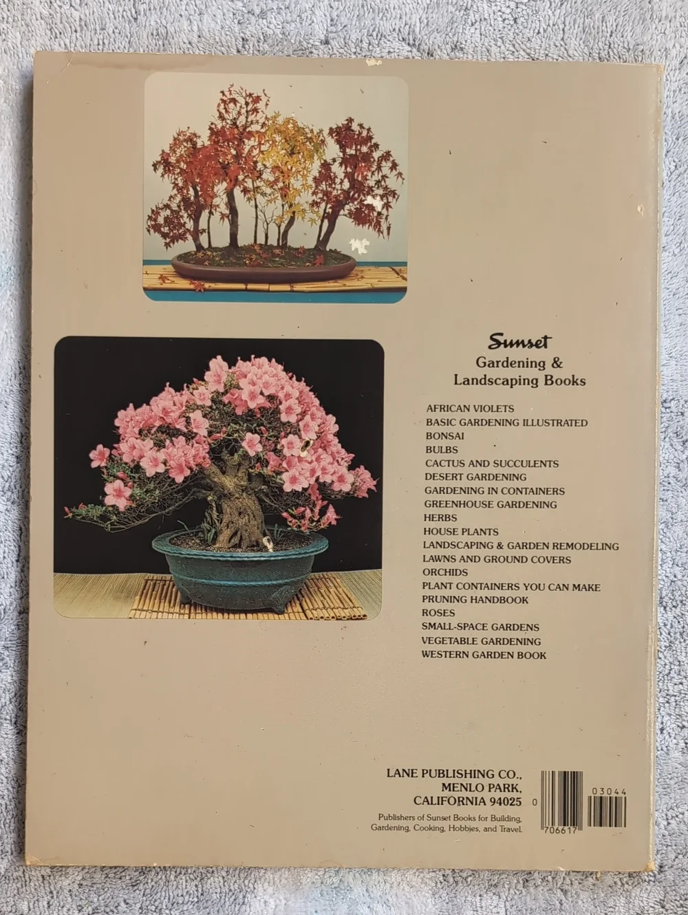 Sunset's  Bonsai: Illustrated Guide to an Ancient Art - 1979